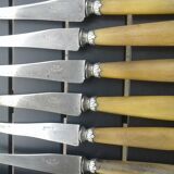 12 old knives. Steel