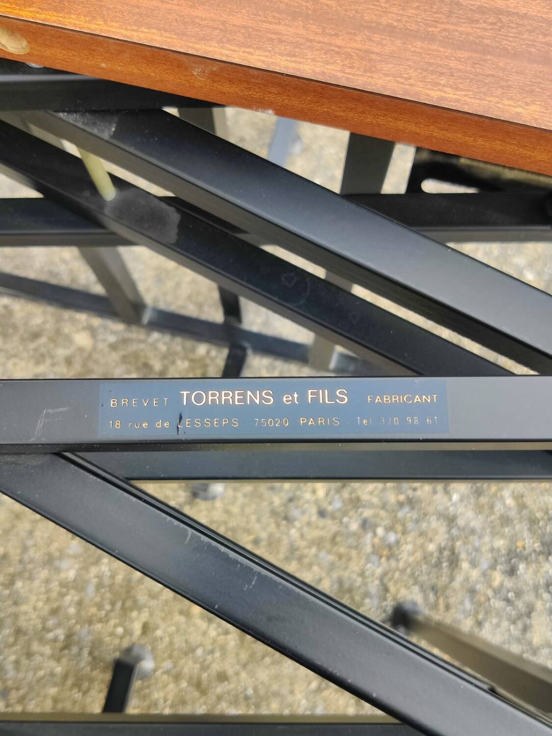 Table vintage modulable Torrens et Fils
