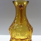 Service amber glasses and Bormioli decanter