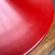 Red tulip pendant lamp from the mid-century space age by Rolf Krüger for Staff, 1960s.