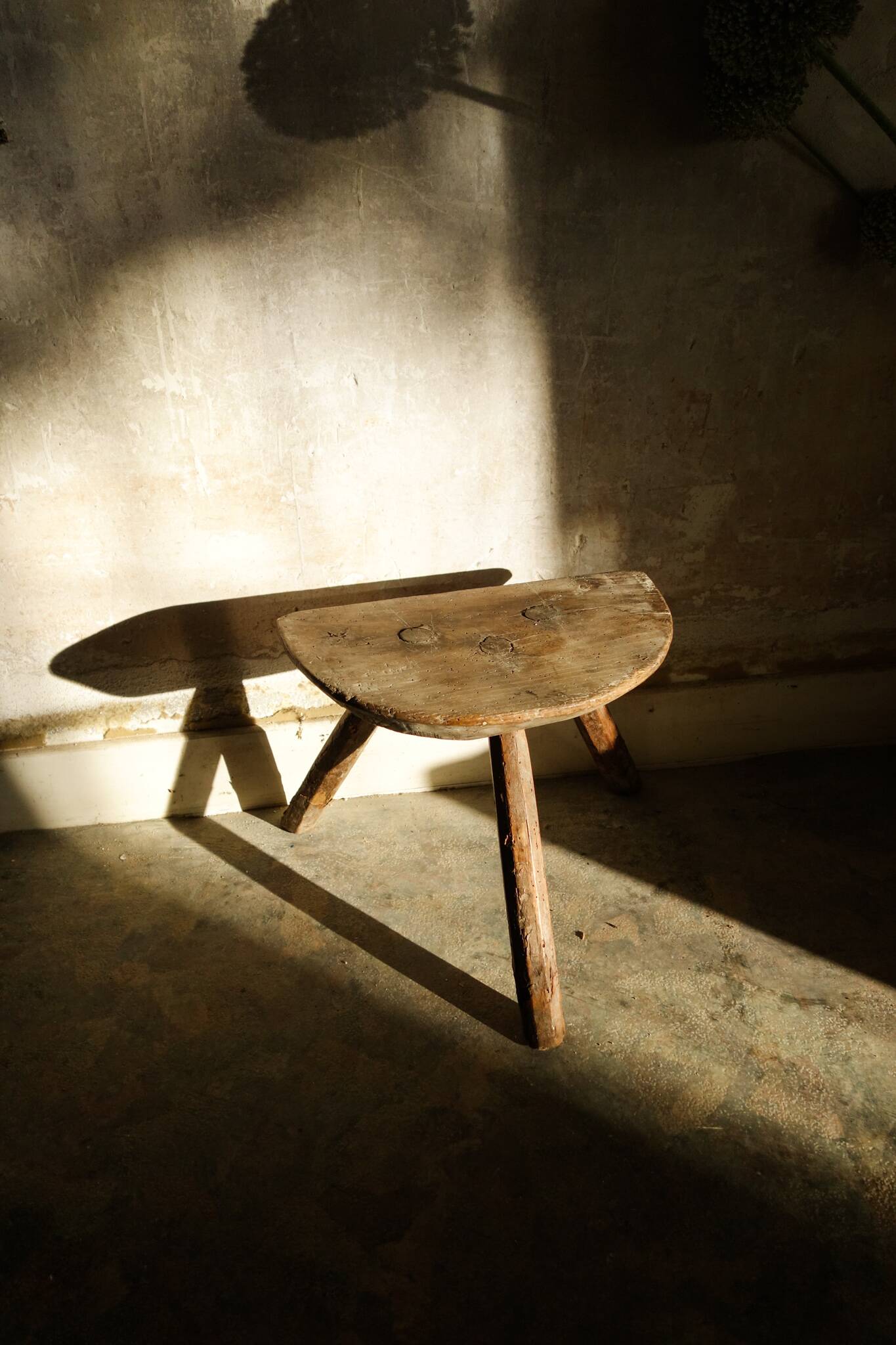 Antique wooden stool