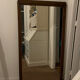 Antique fireplace mirror