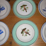 Mismatched crockery service for 6 people