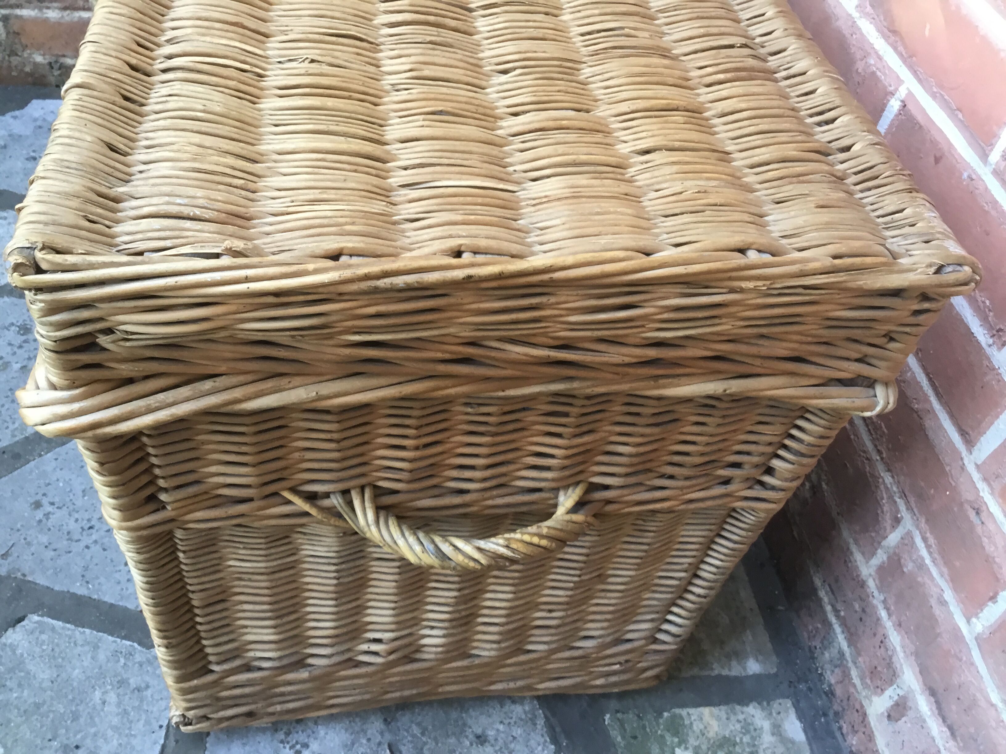 Ancient wicker trunk