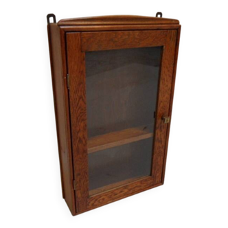 Vintage hanging display cabinet