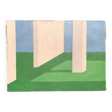 Modernist painting on canvas