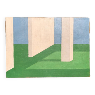 Modernist painting on canvas