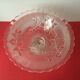 Cut on foot in molded glass