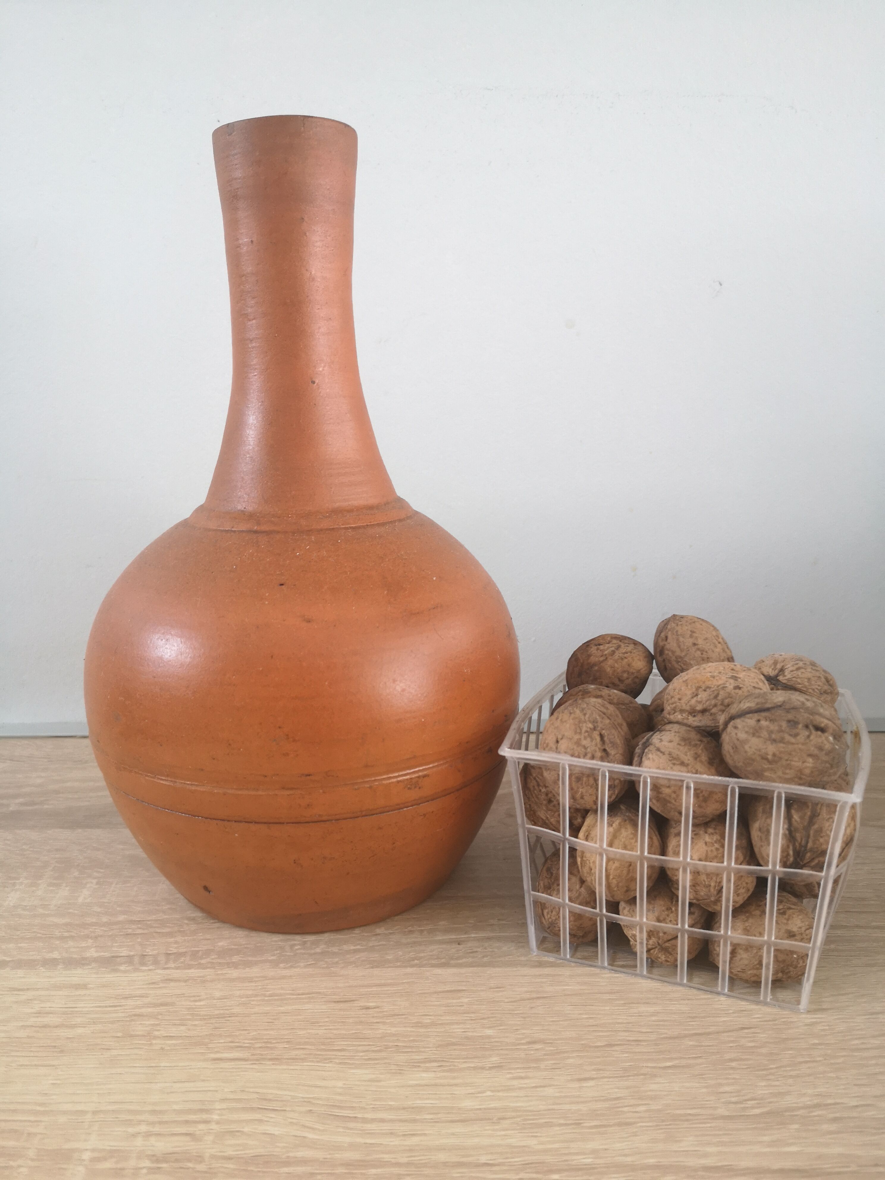 Terracotta vase