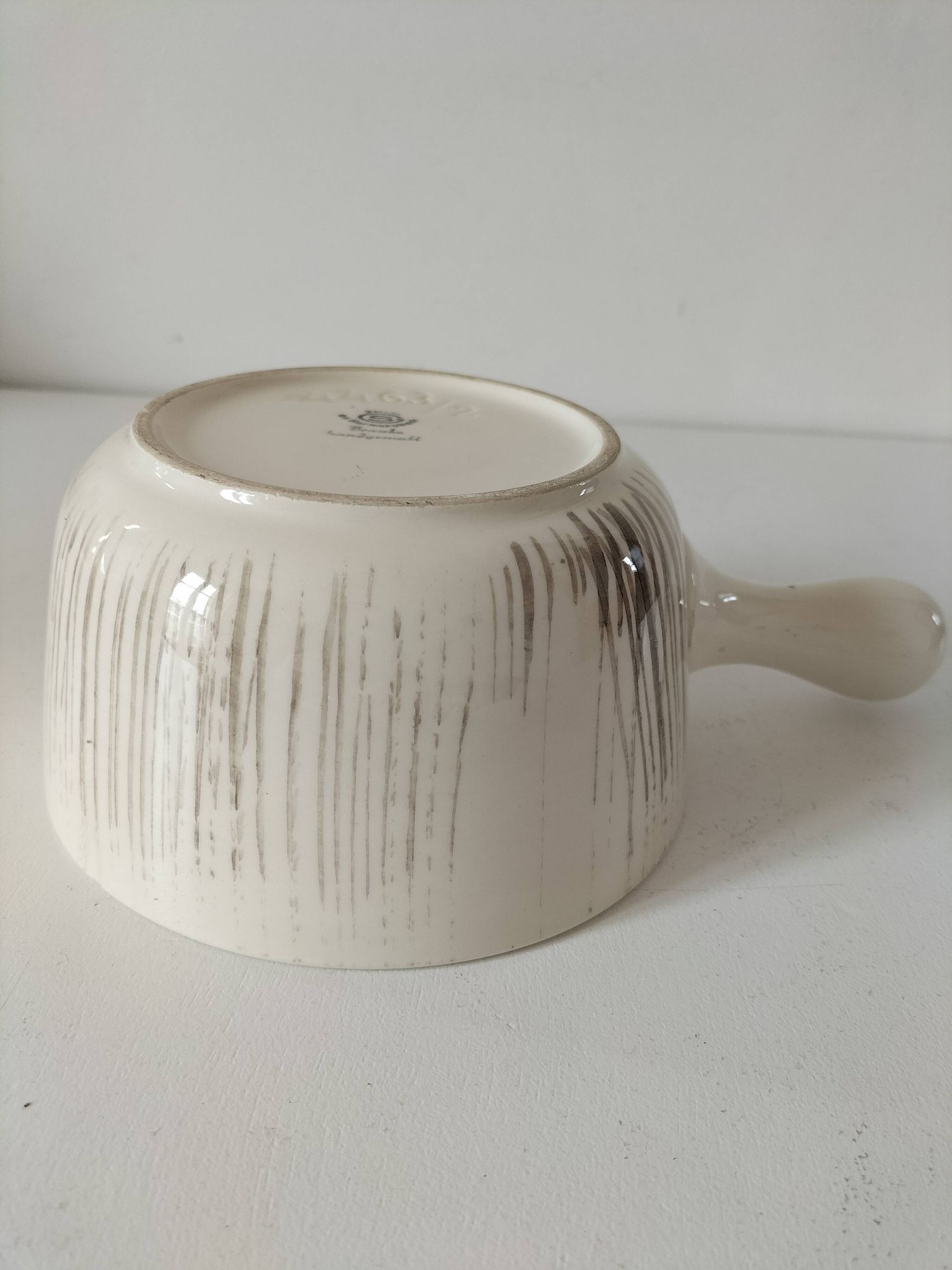 Vintage earthenware fondue pot – Zell am Harmersbach (Germany)
