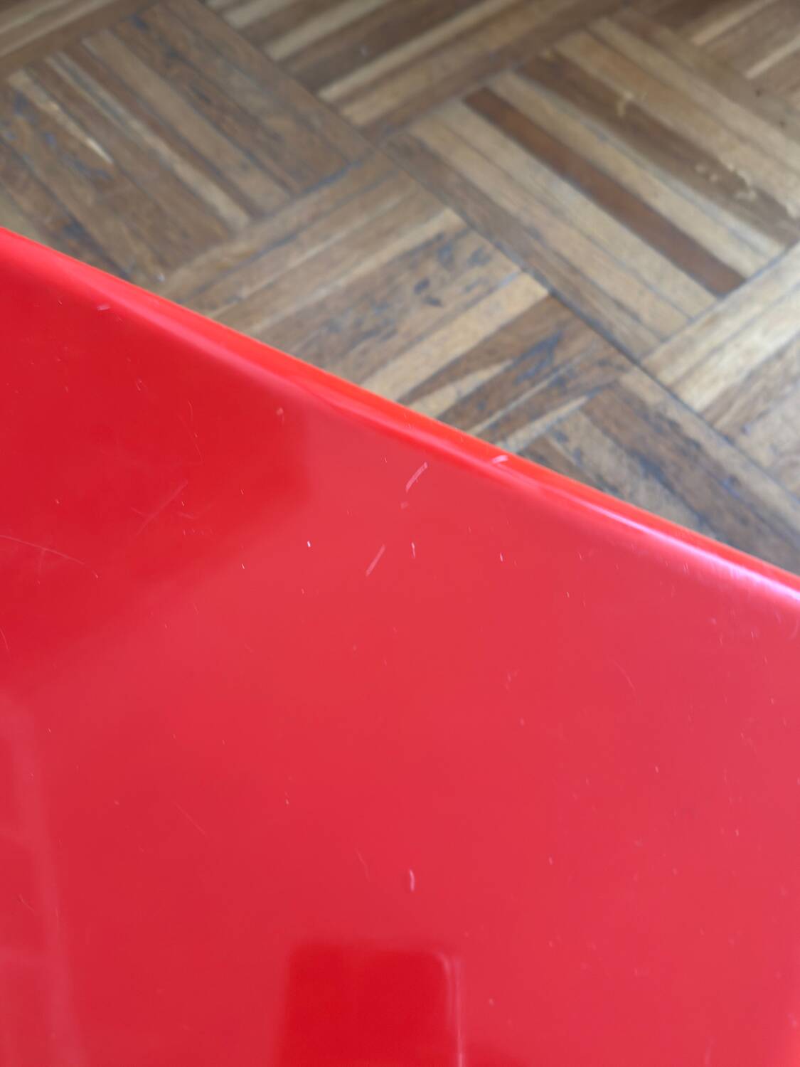 2 stackable tables Demetrio 45 by Vico Magistretti for Artemide