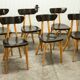 Set of 6 restored Luterma "banana" chairs