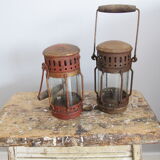 Set of two industrial lanterns