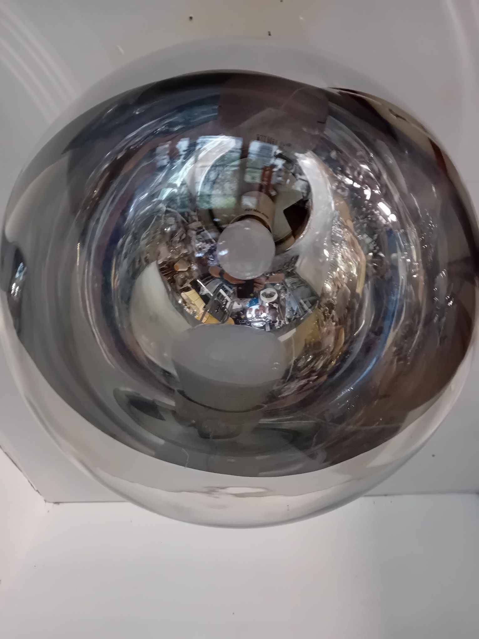 Pair of space art pendants from the 80s.