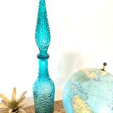 Turquoise blue Empoli decanter