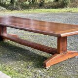 Mahogany set (ipe) composed of a table, 14 chairs and 2 armchairs - work from the 70s