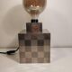 Cube lamp - checkered - Françoise Sée - Space Age Design - Vintage era - 60s / 70s