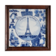 Cadre carreau de céramique J'aime la France