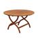 Round mahogany coffee table, Danish design, 1970s, production: Denmark