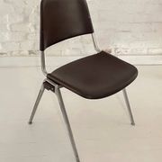 Vintage Knoll International 1601 Model stackable chairs 1970s