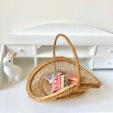Vintage wicker basket