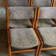 Set of 6 vintage solid elm chairs.