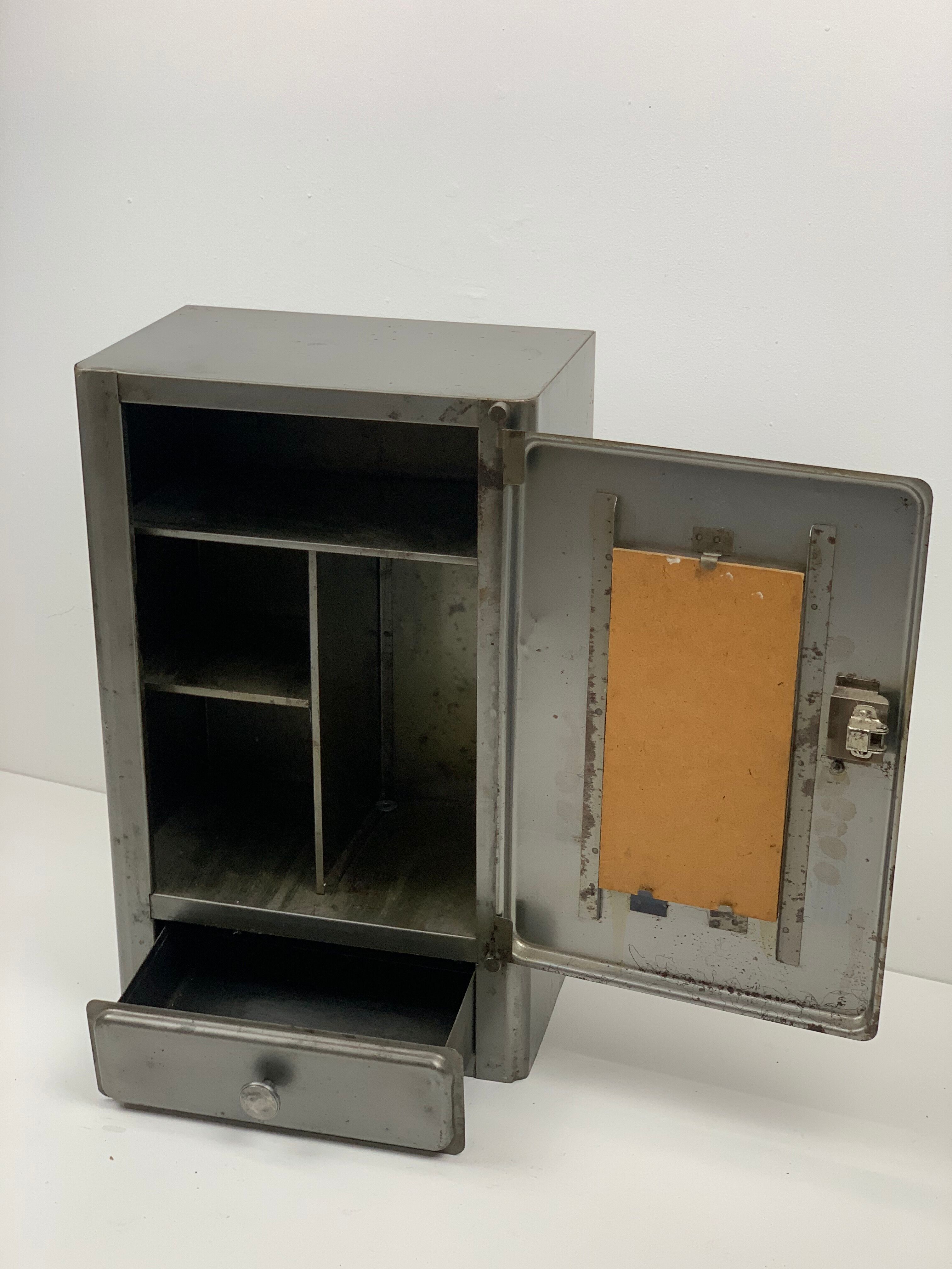 Vintage Pharmacy 1960 metal cabinet