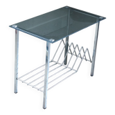 Desserte / table / bout de canapé range vinyles vintage – années 70