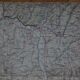 Old map of the Roanne, Digoin, La Palisse region.