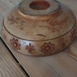 Wooden fruit bowl