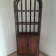 Vintage rattan shelf