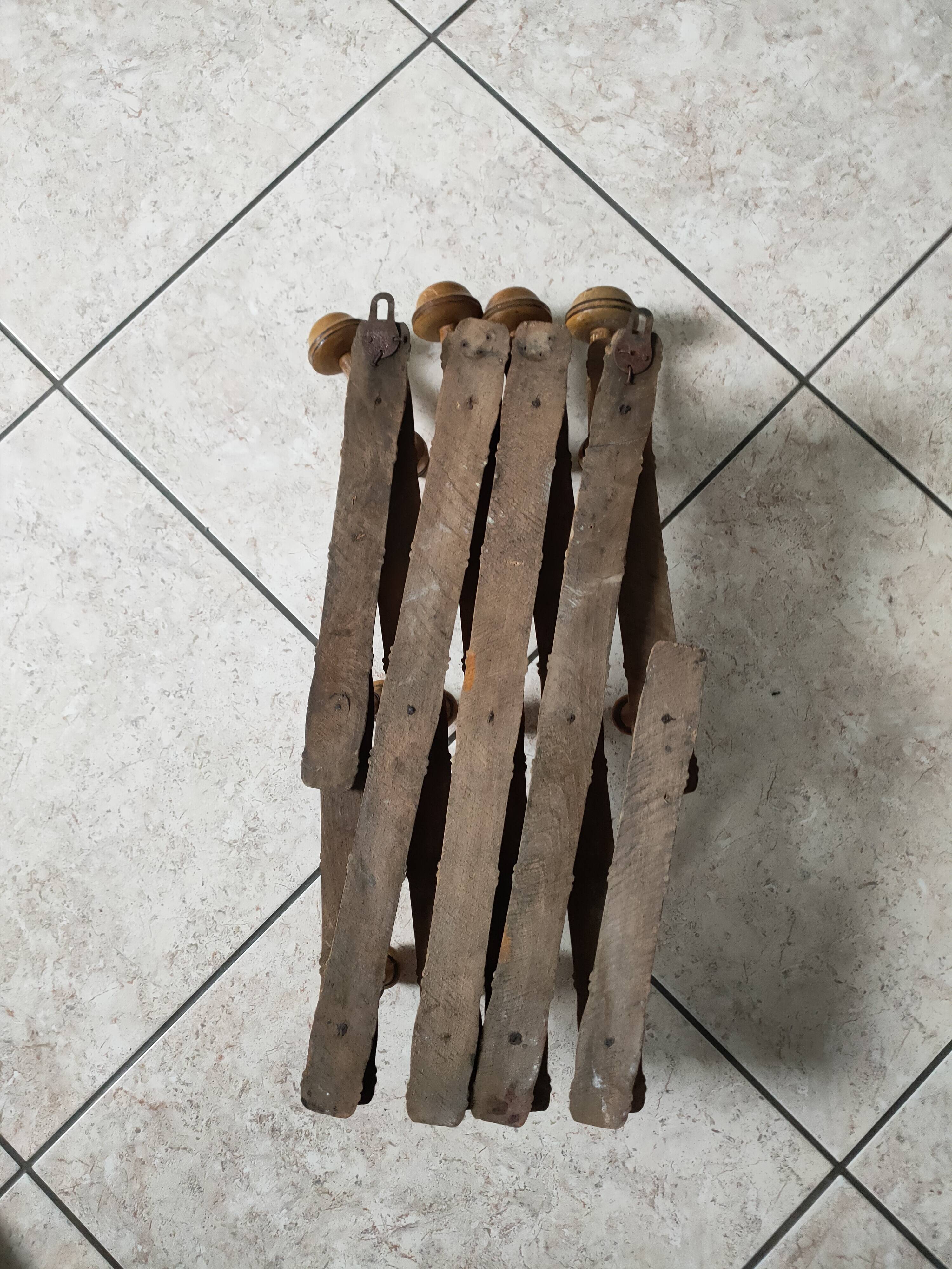 extendable coat rack from the 1930s