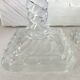 Pair of crystal column candlesticks from the 50s and 60s