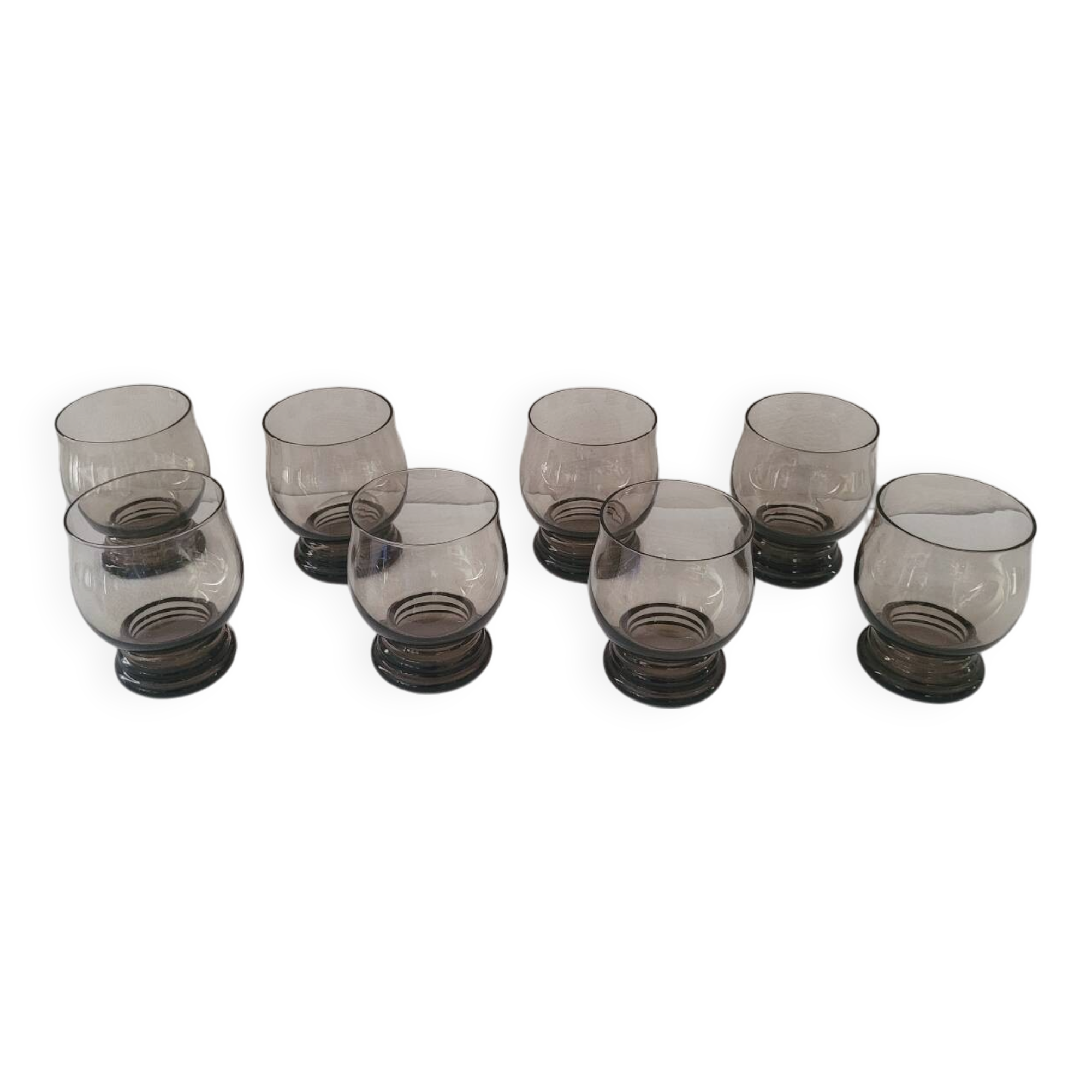 Set of 8 50's glasses