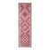 1970s Turkish Oushak Handmade Wool Cotton Pink Runner Rug 95x333