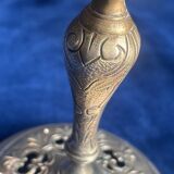 Pair of 19th century bronze candlesticks