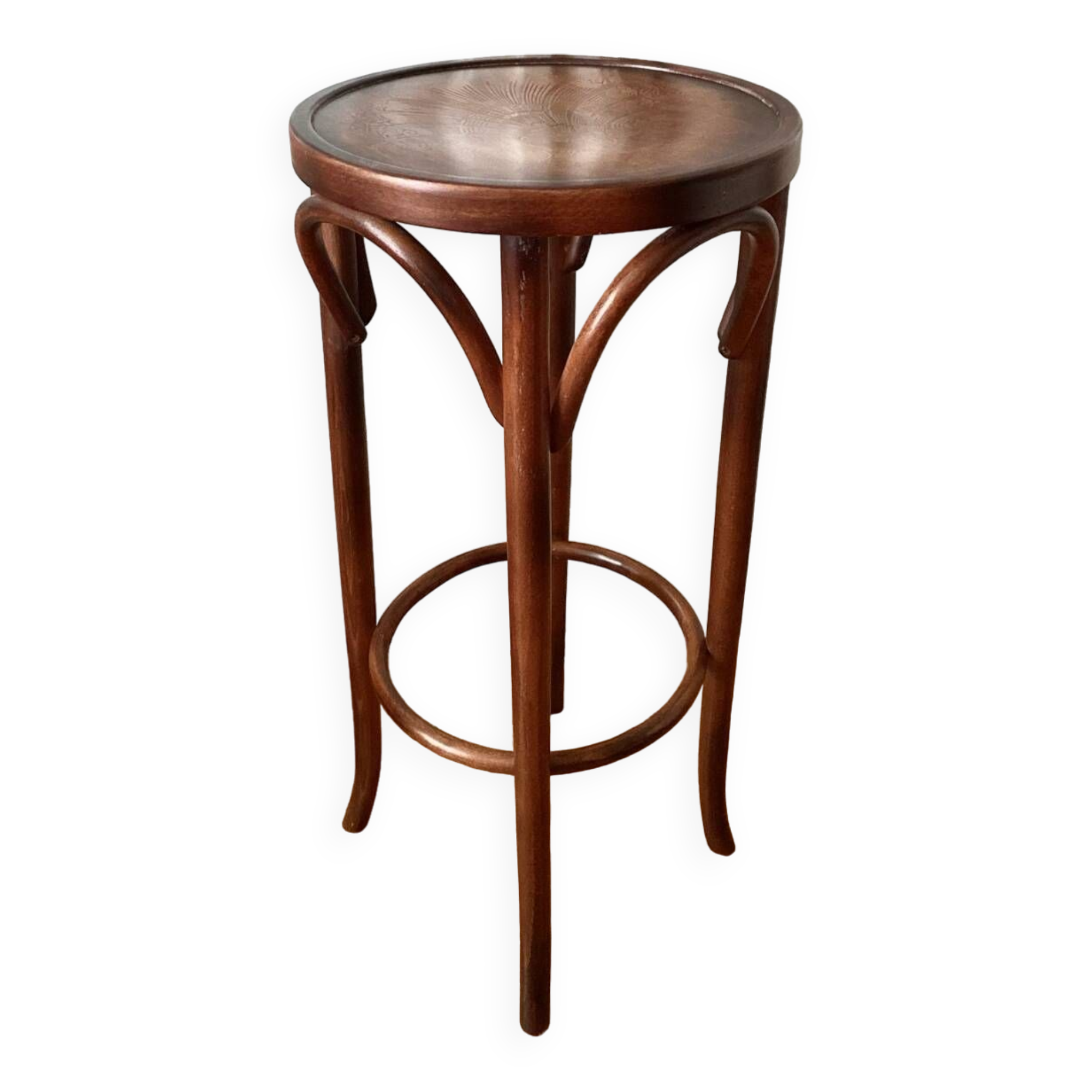 Bentwood high bar stool