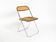 1970s Plia folding chair with Vienna cane by Giancarlo Piretti for Castelli