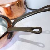 Set of 5 tinned copper pans 211290