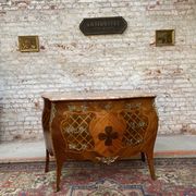 Chest of drawers stamped in marquetry Louis XV style