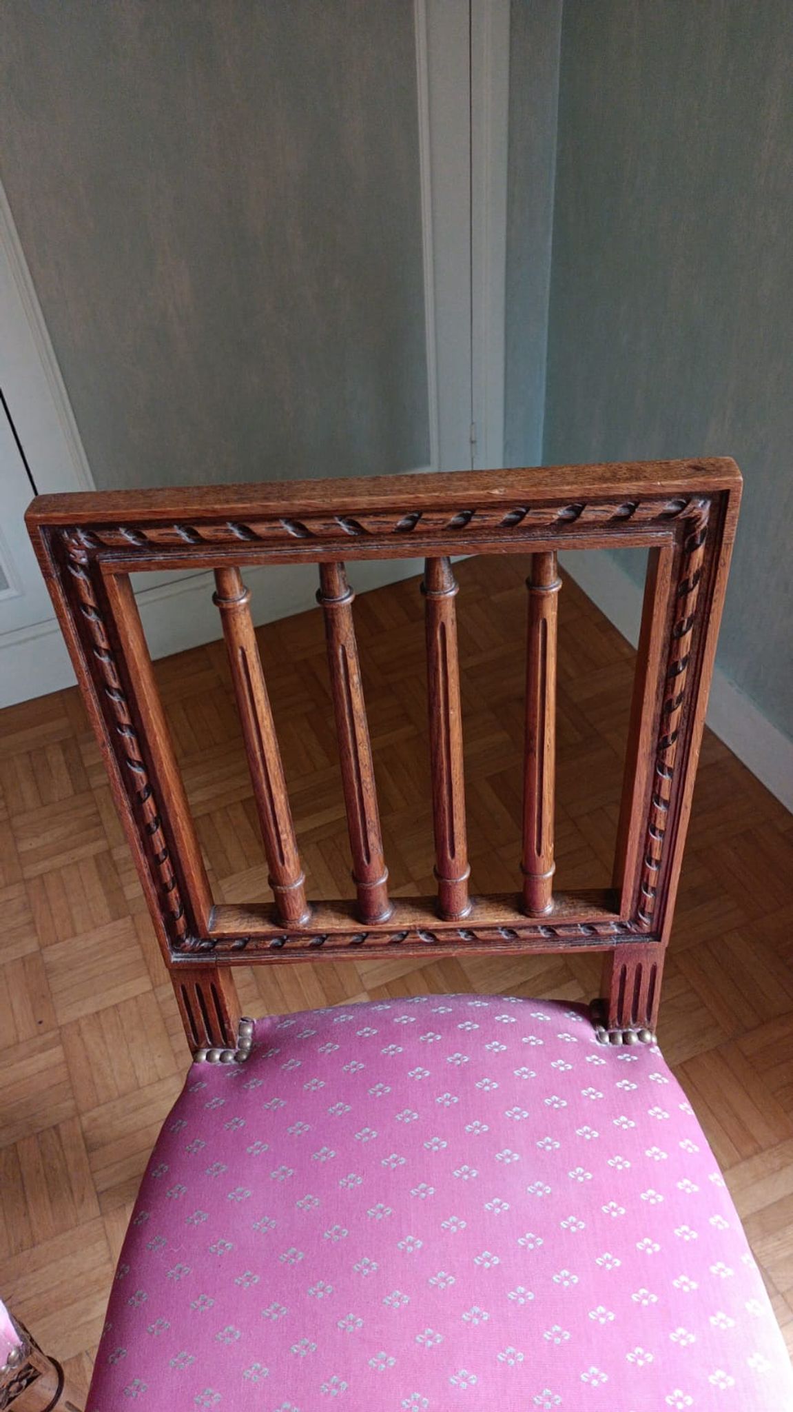 Paire de chaises de chambre  Napoleon lll