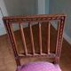 Paire de chaises de chambre  Napoleon lll
