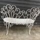 Banquette 2 place en fer forgé années 1960