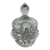 Antique glass mustard pot