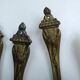 Embrasses en bronze doré Napoléon lll