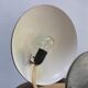 Table lamp, desk lamp with large adjustable shade, mid-century vintage style