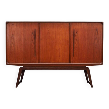 Buffet haut en teck, design danois, années 1960
