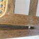 Chaise pliante en bois et cannage