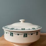 Vegetable 1930 in lunéville earthenware, lucas model