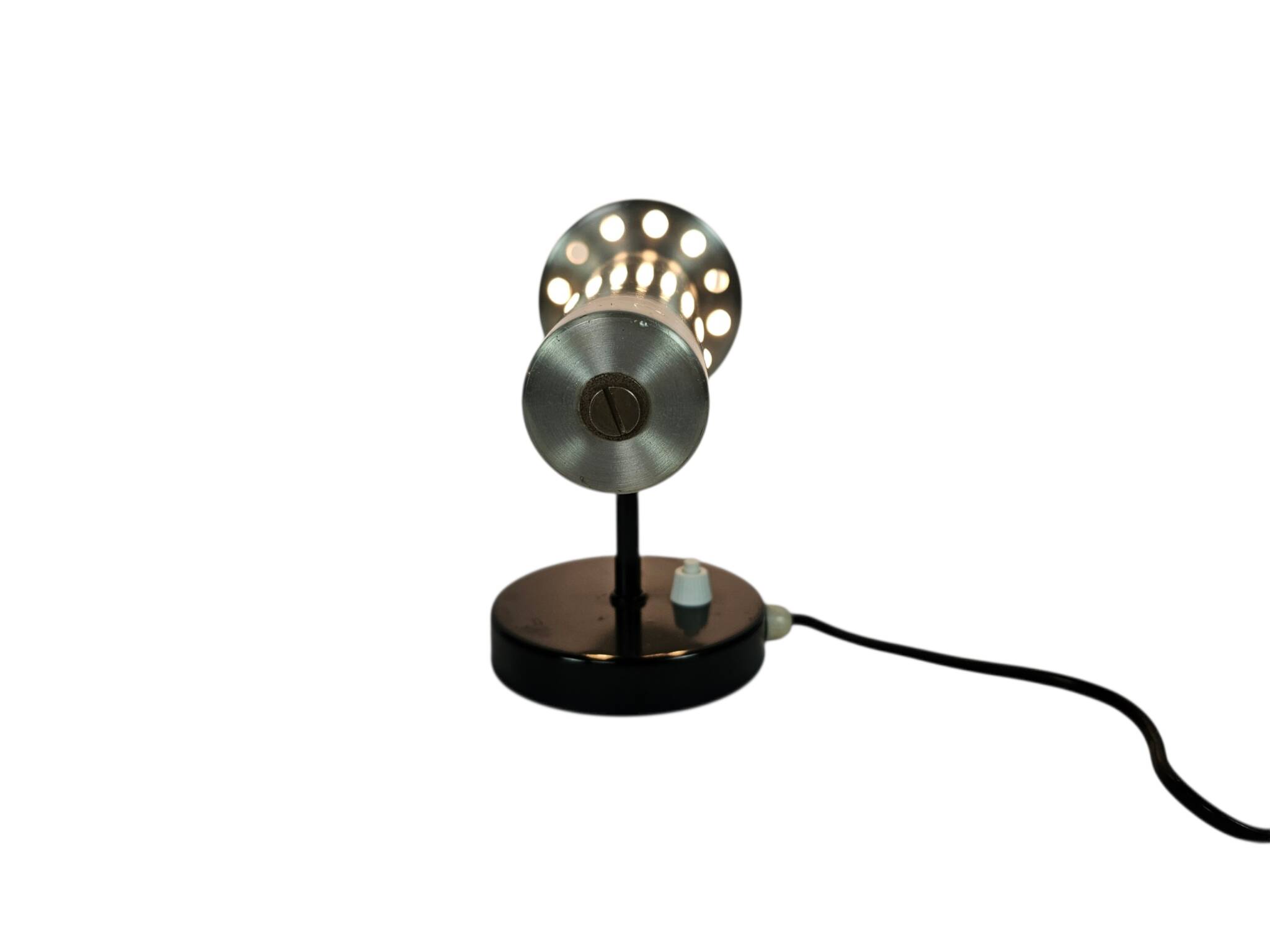 Koch & Lowy - wall spotlight - Stainless Steel - Space Age lighting - Ameri